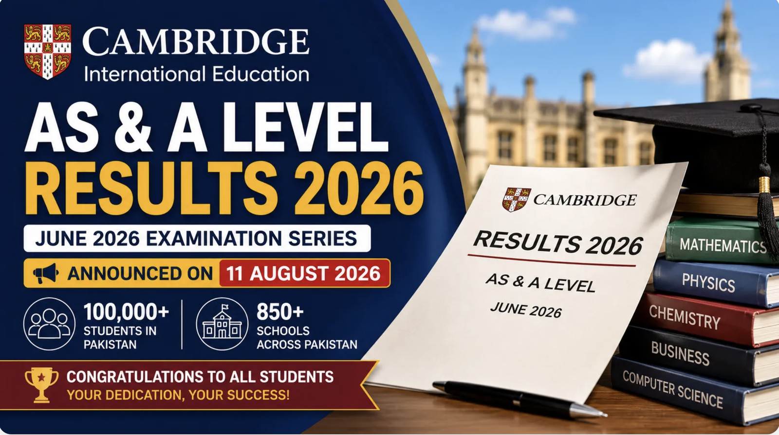 Cambridge AS & A Level Results Are Out for Jun 2026: How Pakistan Performed