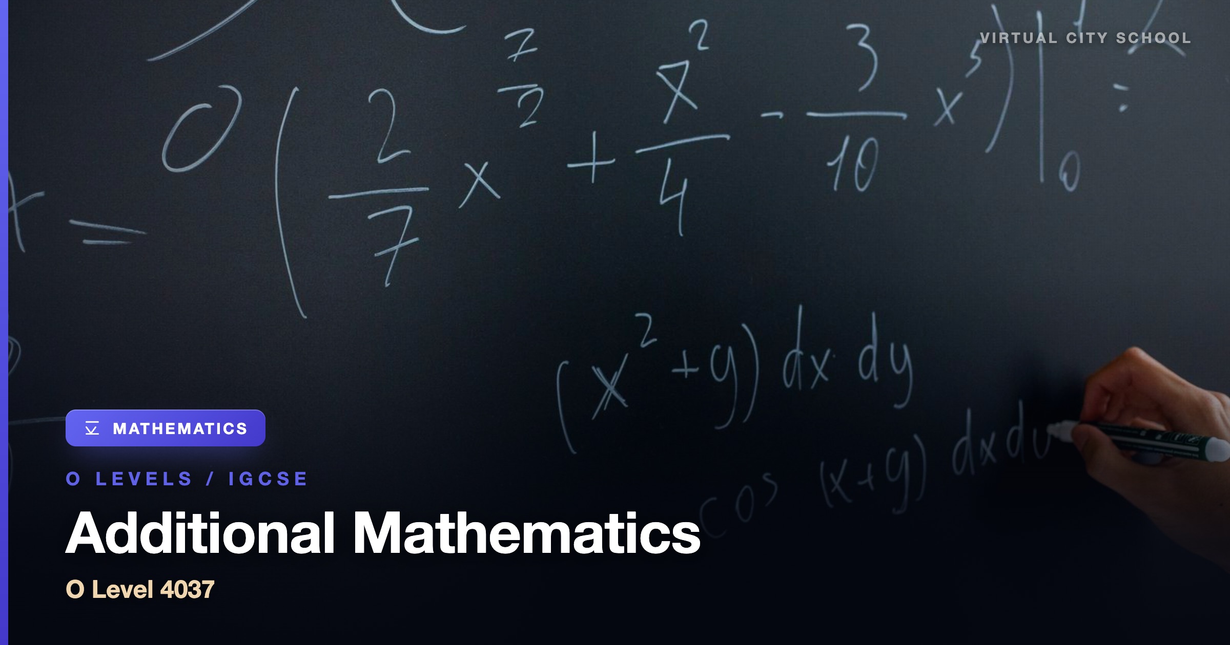 Add Math O Level                          4037
