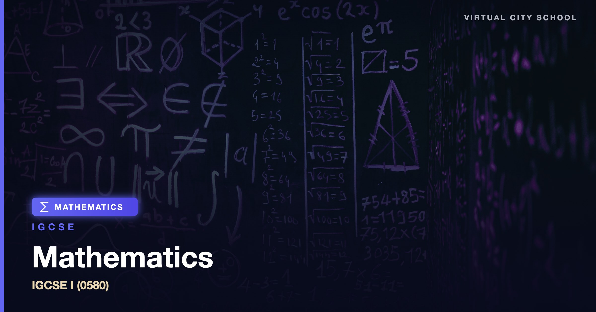 Mathematics IGCSE 1 (0580)